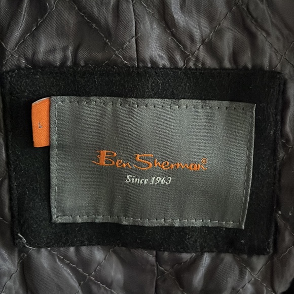 Men’s wool blend peacoat, Ben Sherman brand, size L - Picture 2 of 3